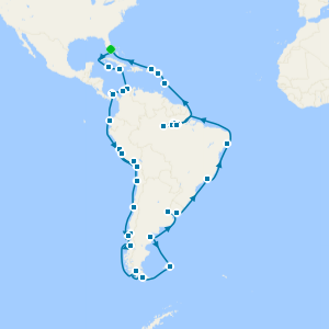 Grand South American Adventure from Miami