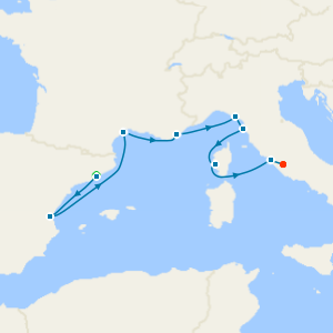 Relaxing Rivieras with Barcelona and Rome Stays