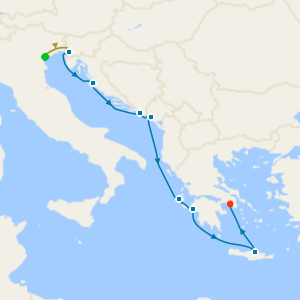 Neptune's Nirvana from Trieste with Venice Stay