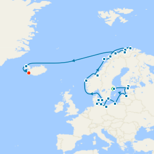 Grand Scandinavian Escape with Stockholm and Reykjavik Stays