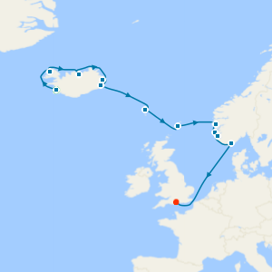 Glaciers to Glens from Reykjavik to Southampton with Stay