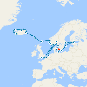 Grand Nautical Northern Europe from Reykjavik with Stay