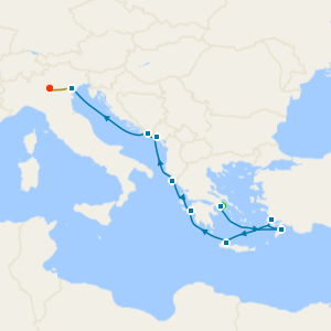 Ruins & Romance with Athens, Venice and Lake Garda Stays