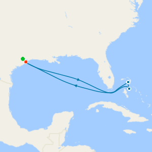 Bahamas from Galveston with 1nt Houston Stay