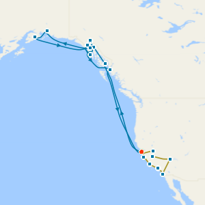 West Coast USA Insider Coach Tour with Ultimate Alaska & Glacier Bay National Park