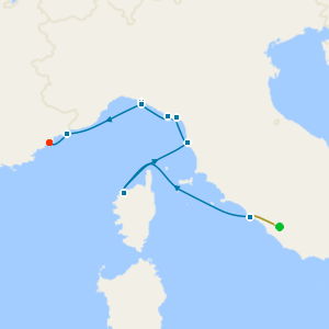 3nt Luxury Stay at The Palazzo Manfredi, Rome - French & Italian Rivieras from Civitavecchia.