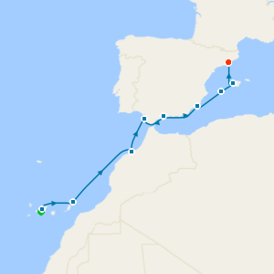 Canary Islands & Spanish Coast with Luxury Tenerife & Barcelona Stays.