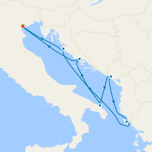 Croatia, Greece, Montenegro & Italy from Venice with Stay