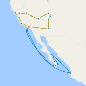 Western Discovery Tour with Baja Peninsula & Sea of Cortez from Los Angeles