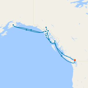 Alaska Adventure from Vancouver with Stay