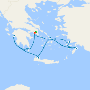 Inspired Greek Isles, Athens (Piraeus) R/Trip - Fly Cruise