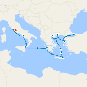 Iconic Greek Isles with Istanbul and Rome Stays