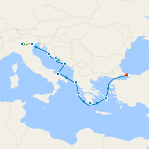 Lake Garda & Venice Stays with Return to Constantinople to Istanbul