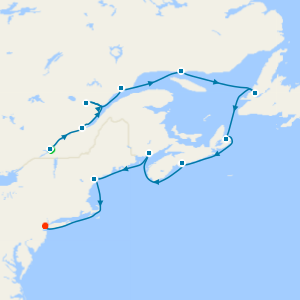 O Canada from Montreal to New York with Stay