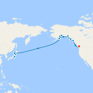 Tokyo, Mt. Fuji & Pacific Crossing to Alaska, Vancouver & The Killer Whales