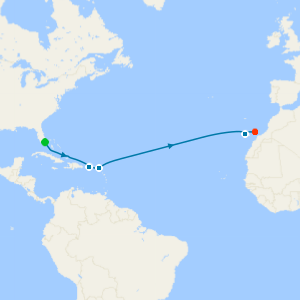 A Journey from Turquoise Shores to Volcanic Isles from Miami