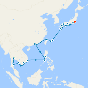 Grand Sand, Surf, Silk & Sushi with Bangkok & Tokyo Stays