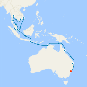 Asia & Australia from Singapore to Sydney with Stays