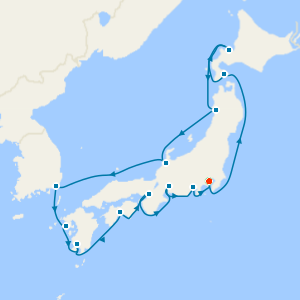 Cherry Blossom Spring from Yokohama with 1 Nt Stay