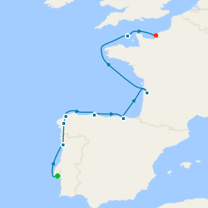 Exotic Gaul & Iberia from Lisbon to Le Havre