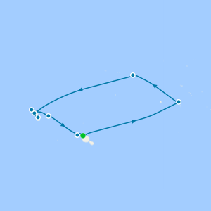 Tahiti & the Tuamotu Islands from Papeete
