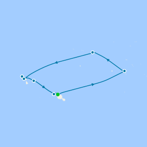 Tahiti & the Tuamotu Islands from Papeete