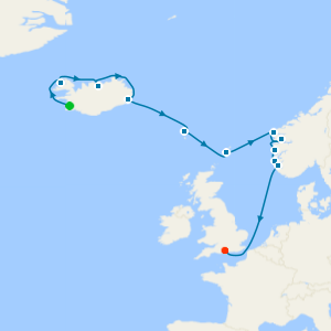 Rugged to Rustic from Reykjavik to Southampton