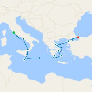 Eastbound Adventure from Rome to Istanbul