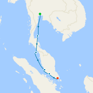 A Journey of Past Whispers & Tranquil Shores from Bangkok