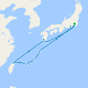 A Journey of Ocean Serenity, Lively Culture & Island Grace from Tokyo