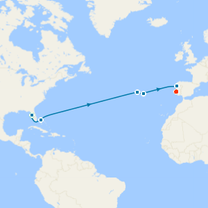 Transatlantic with Tampa and Lisbon Stays