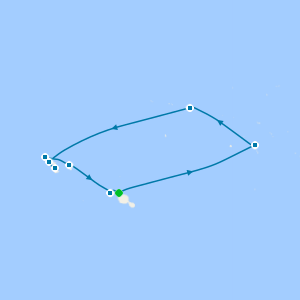 Tahiti & the Tuamotu Islands from Papeete