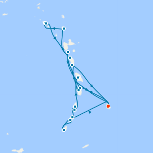 Windward & Grenadine Islands from Barbados with Stay