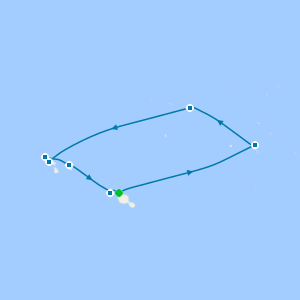 Tahiti & the Tuamotu Islands from Papeete