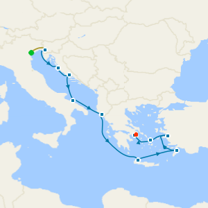 Aegean Expedition with Venice and Athens Stays