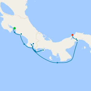Costa Rica & Panama Canal from Puerto Caldera