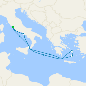 Greek Isles Fly Cruise from Rome