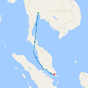 A Journey of Past Whispers & Tranquil Shores from Bangkok to Singapore with Stays