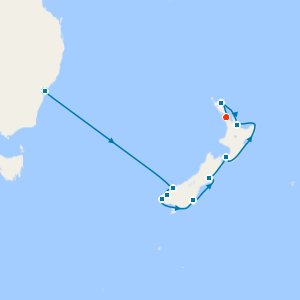Fjords of New Zealand from Sydney to Auckland with Stays