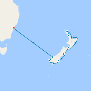 Fjords of New Zealand from Auckland to Sydney with Stays 