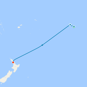 South Pacific Explorer from Papeete to Auckland with Stays