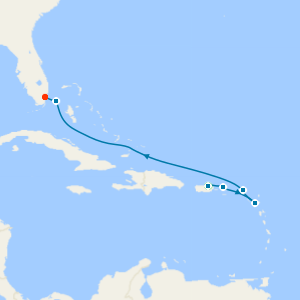 A Journey through Historical Gems & Idyllic Coastlines from San Juan - Fly Cruise