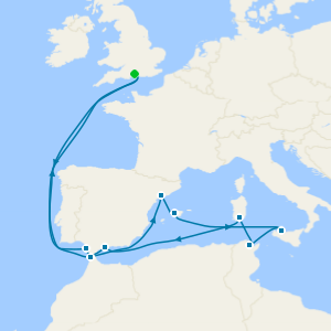 Spain, Italy & Morocco from Southampton