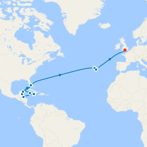 Eastern Caribbean from Miami to Southampton with Miami Beach Stay