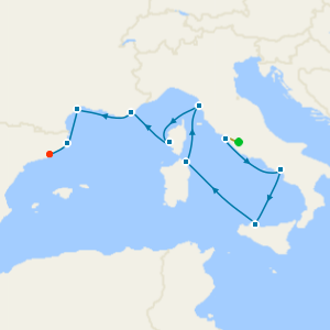 Renaissance & Rivieras from Rome with Stay