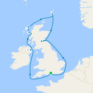 Scenic Summertime Scottish Isles from Southampton