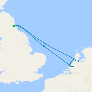 Tulip Season in the Netherlands from Newcastle