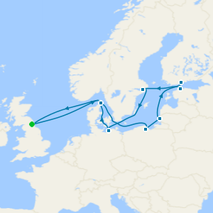 Nine Nations of Northern Europe from Newcastle