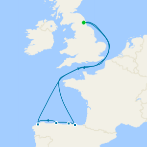 Cultures & Coasts of Northern Spain from Newcastle