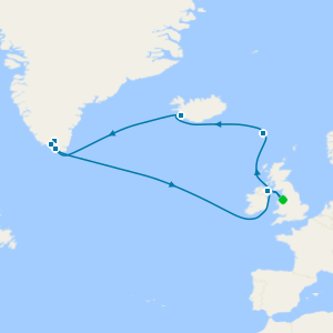 Greenland’s Fjords, Mountains & Icebergs from Liverpool